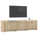  TV skap 168 x 33 x 47 cm Sonoma eik Konstruert tre