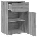  Oppbevaringsskap grå sonoma 56,5x39x90 cm konstruert tre