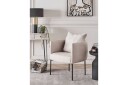 Lenestol Malmos   Lys beige svart