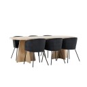 Spisegruppe Venture Home Bootcut 230 med 6 stk Berit Stoler
