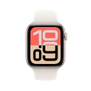 Apple Watch SE 3 GPS + Cellular 44mm Starlight Aluminium Case with Starlight Sport Band M/L