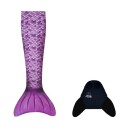Kuaki Mermaids Havfruehale Hale + monofinne Lilla M + L