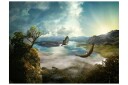 Fototapet Flyging Over Sjø 400x309 - Artgeist sp. z o. o.