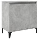 vidaXL Servantskap betonggrå 58x33x60 cm konstruert tre
