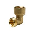 Wavin 3/4" Messing Vinkel med Muffe for Hydraulisk Installasjon