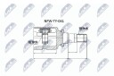 Nty Drivknute drivaksel NTY NPW TY 041