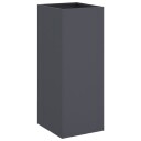 vidaXL Plantekasse antrasitt 32x29x75 cm stål
