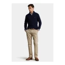 Polo Ralph Lauren Cotton Quarter-Zip Sweater - Navy - XS