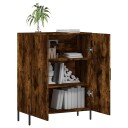 vidaXL Skjenk røkt eik 69,5x34x90 cm konstruert tre