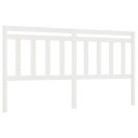  Sengegavl hvit 186x4x100 cm heltre furu