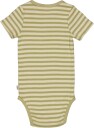 Wheat Body Placket Ss Green Stripe (80 / 1 år)