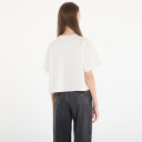 Calvin Klein Jeans Ss Cropped Boxy Graphic Tee Cream S