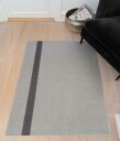 Tica Copenhagen Gulvmatte Stripe LysGrå-Grå 90x130cm