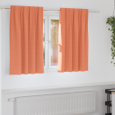  Gardiner med gardiner 2 pcs Terrakotta Polyester