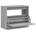  Skoskap grå sonoma 80x42x69 cm konstruert tre 8721012382428
