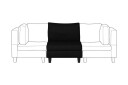Skintebo Modulsofa   Svart