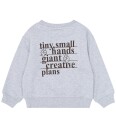 The New Tnstyaso Melange Os Sweatshirt   LIGHT GREY MELANGE   110