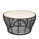 Cane line Basket kaffebordunderstell 75 cm Grafitt