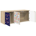 vidaXL Vegghengt TV skap MAINZ 102 x 33 x 40 cm Sonoma eik