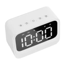 Denver EC-54W Bluetooth Klokkeradio Hvit med Doble Alarmer
