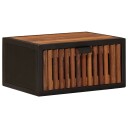 vidaXL Håndlaget sengeskap Naturlig 40 x 30 x 20 cm Massiv mango tre