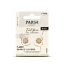 Parsa Satin Nipple Covers 7 pcs Nude