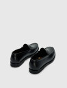 Selected Slhbilly Leather Penny Loafer - Black - 43