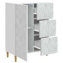  Serviesskap Hvit 66 x 34,5 x 90 cm Konstruert tre