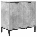  Baderomsvaskeskap Betonggrå 60,5 x 33,5 x 61 cm Konstruert tre