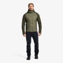 RevolutionRace Herre > Overdeler > Fleece & midlayers Evolution Hybrid Fleece Jacket Herre Forest Night/Kalamata Størrelse:XL