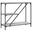  Konsollbord grå sonoma 88,5x30x75 cm konstruert tre 8721012126435