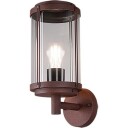 Trio Lighting Tanaro utelys vegg rust