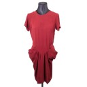 Isabel Marant Pre-owned Pre-eide Burgund Stoff Isabel Marrant Kjole Rød L