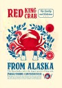 Crab kitchen print Poster Plakat / 50x70cm