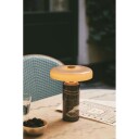 Trip Bordlampe Ø17x21 cm Marmor Ask/Grå