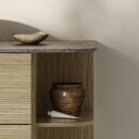 Svedbergs Poem Granittkeramikk Benkeplate Kalk / 60cm Senter Høyre