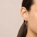 Capella Hoops øredobber crystal