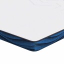 vidaXL Madrassbeskytter 200 x 200 cm tykk Jakardstoff Hvit