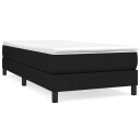 vidaXL Sengeramme boksfjær svart 90x190 cm 3FT Single stoff