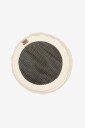 Skinnwille   Saueskinnspute Round Curly 4 pakning   Beige