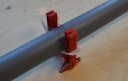 Faluplast Trifot 19529 Rørstøtte 50-110 mm rød Installasjon