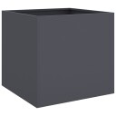 vidaXL Plantekasse antrasitt 42x40x39 cm stål