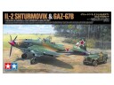 Tamiya 1/48 Ilyushin IL-2 Shturmovik og GAZ-67B Modellsett