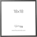 Focus Group Ramka Rock Black 18x18