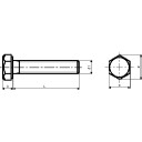 S+P DIN 933 Syrefast Seksantskruer M12 x 40 mm - 50 stk.