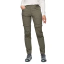 Bergans Women"s Convertible Zip-Off Softshell Pants Green Mud 36