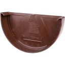 Plastmo endebunn, 11" brun brown 11 inch