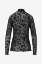 Eve mesh turtleneck topp i svart fra Coster Copenhagen