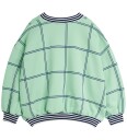 Mini Rodini Check Aop Panther Patch Sweatshirt   Green   92/98