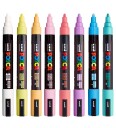 Posca PC-5M Soft Colours 8-sett